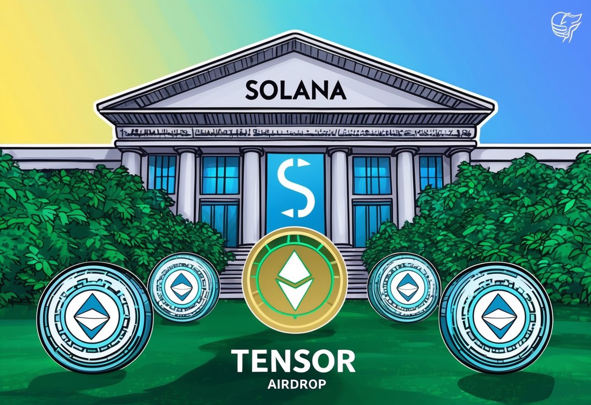 The Solana NFT marketplace experiences a surge of activity during the Tensor airdrop, with digital assets being exchanged rapidly