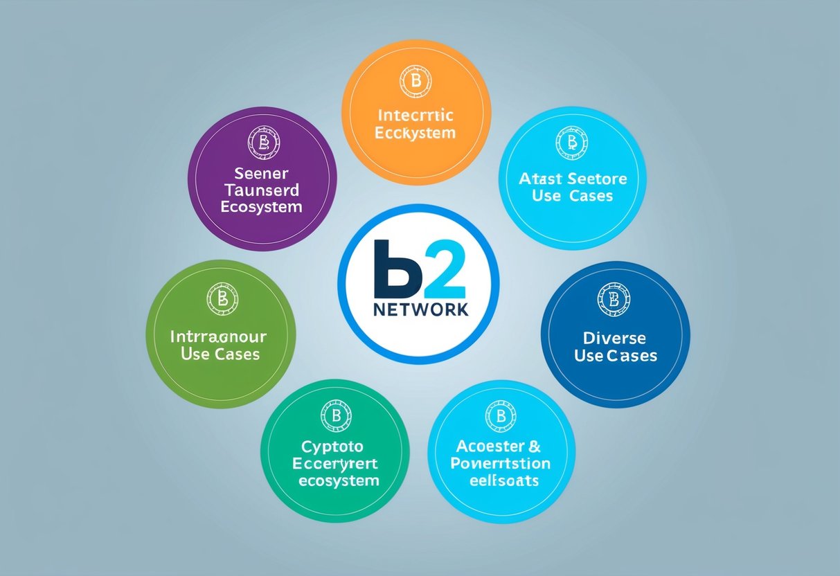 A diverse ecosystem with various use cases for the B2 Network coin